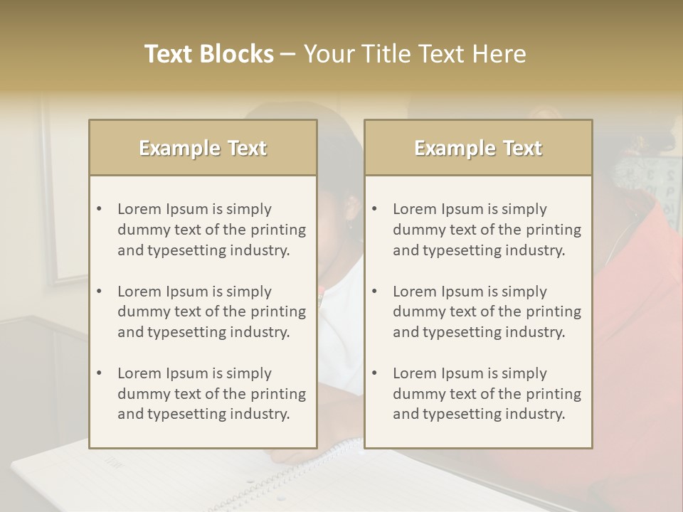 Young Girl And Teacher At Computer PowerPoint Template