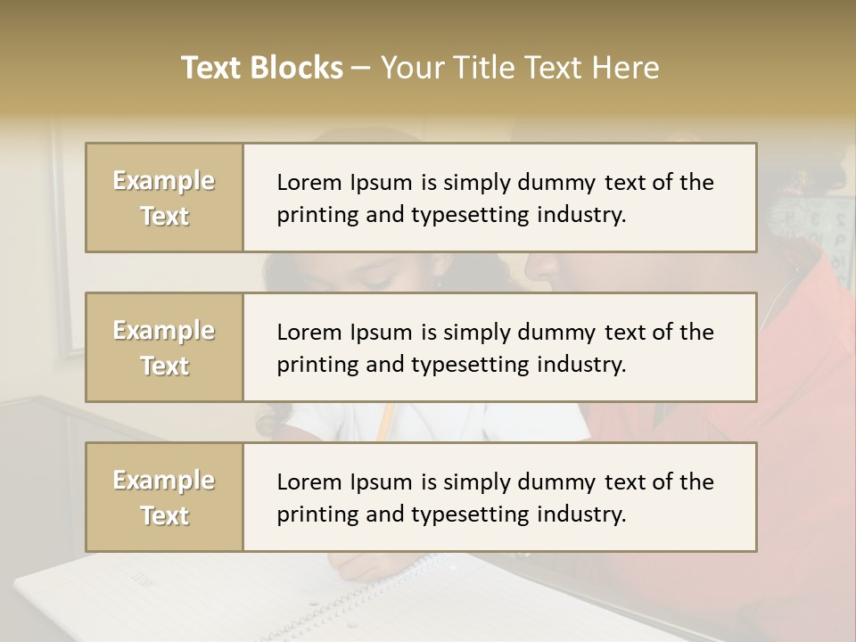 Young Girl And Teacher At Computer PowerPoint Template