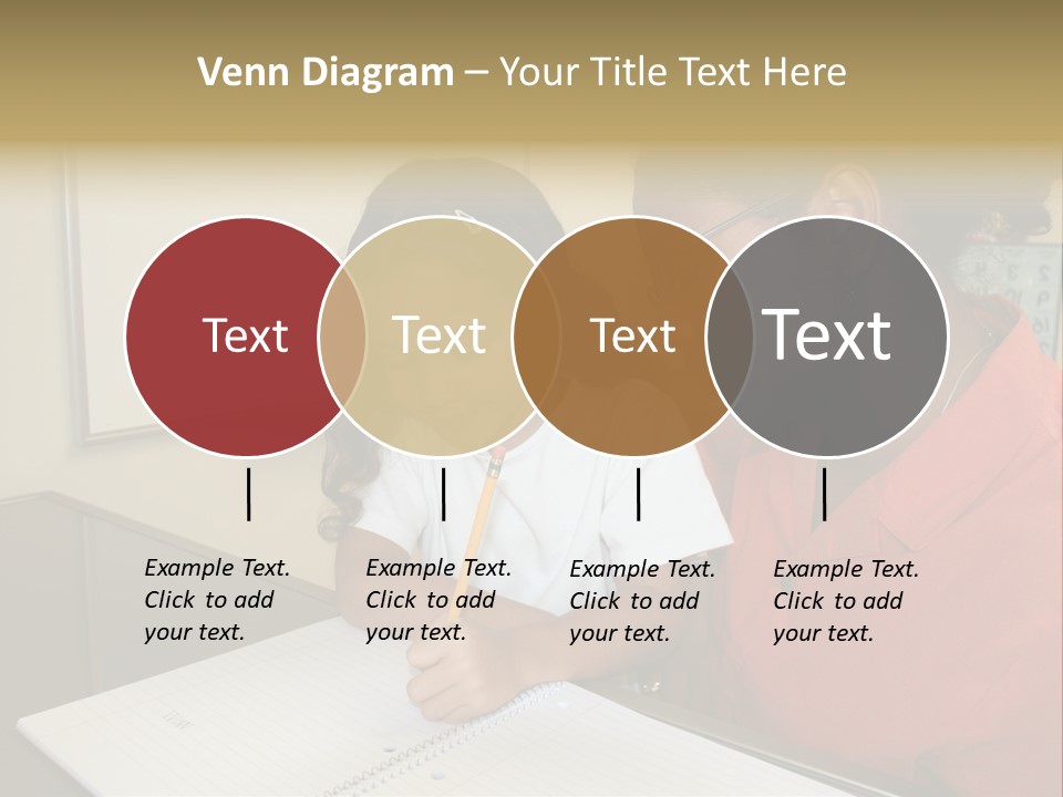 Young Girl And Teacher At Computer PowerPoint Template