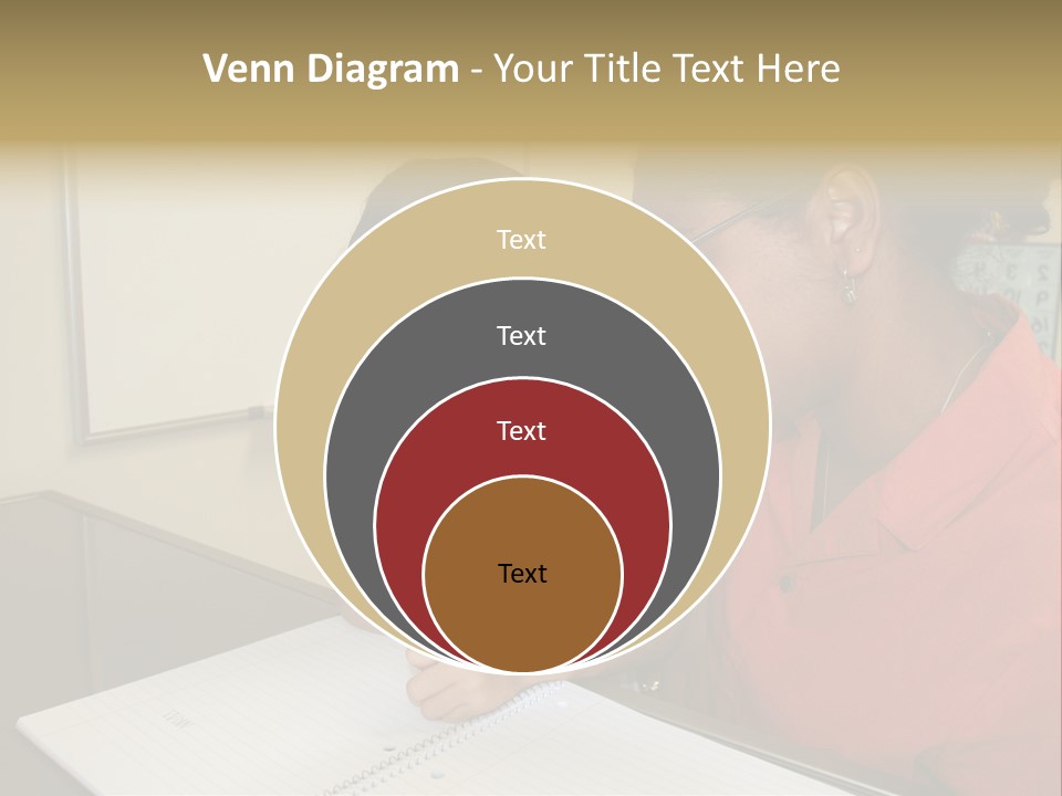 Young Girl And Teacher At Computer PowerPoint Template