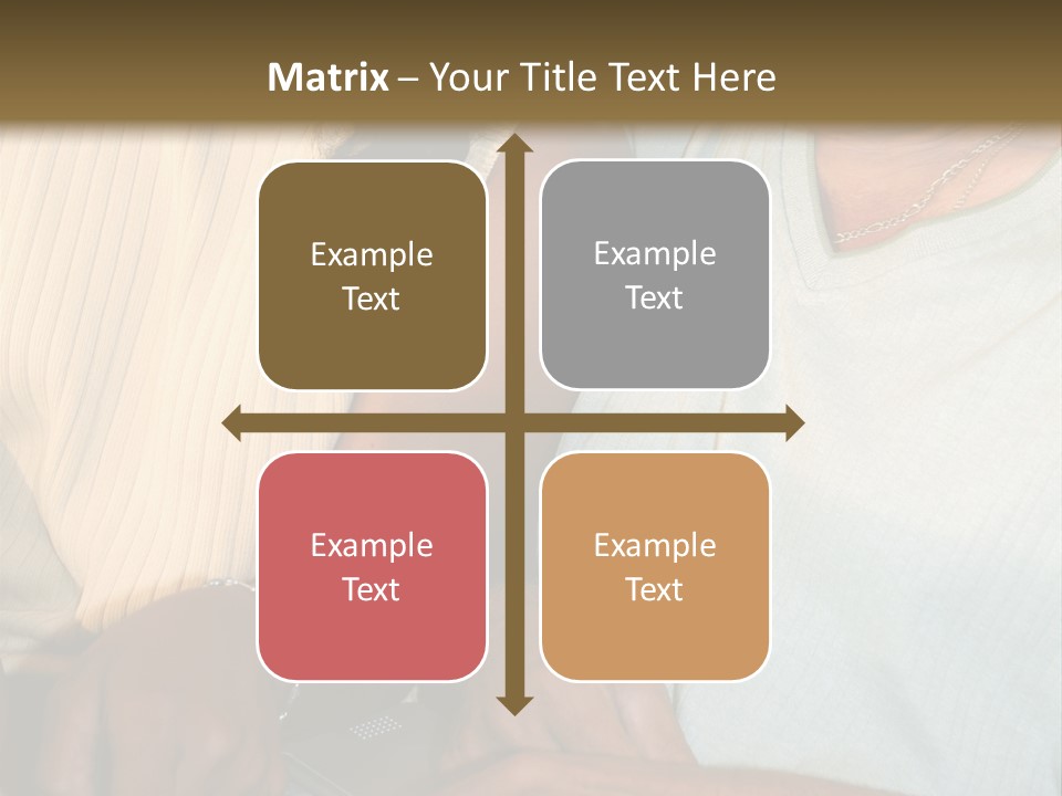 Father And Daughter On Computer PowerPoint Template