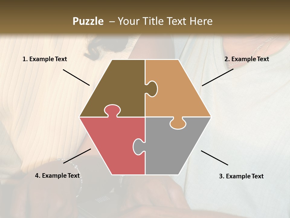 Father And Daughter On Computer PowerPoint Template