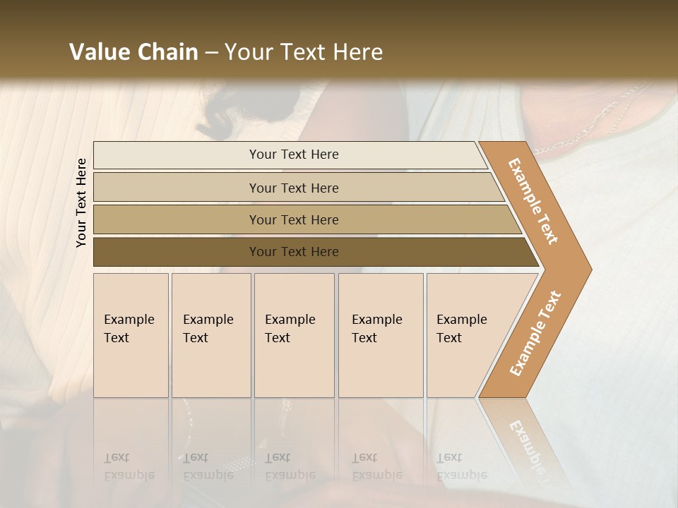 Father And Daughter On Computer PowerPoint Template