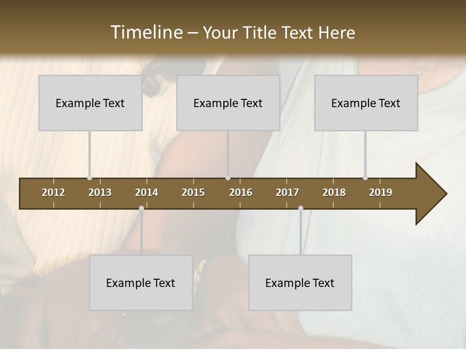 Father And Daughter On Computer PowerPoint Template