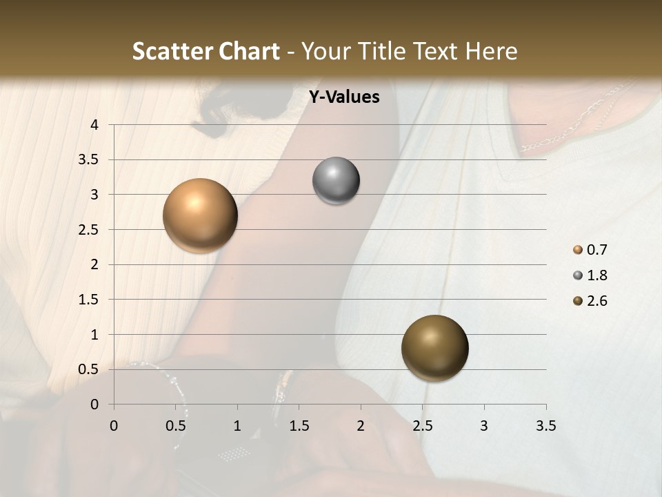 Father And Daughter On Computer PowerPoint Template