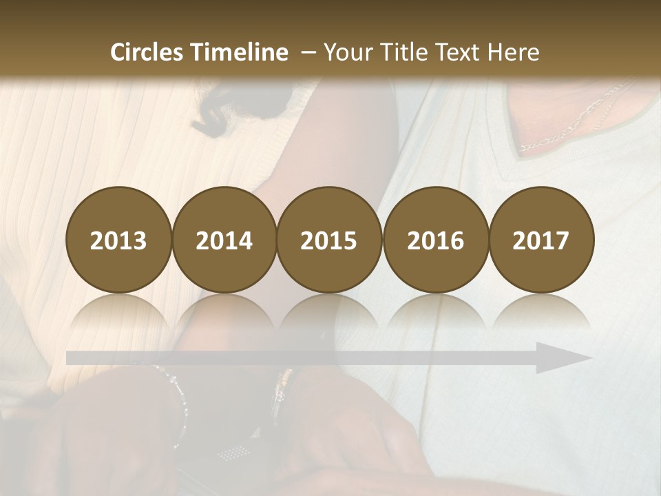 Father And Daughter On Computer PowerPoint Template