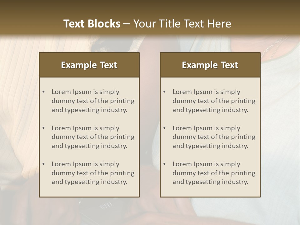 Father And Daughter On Computer PowerPoint Template