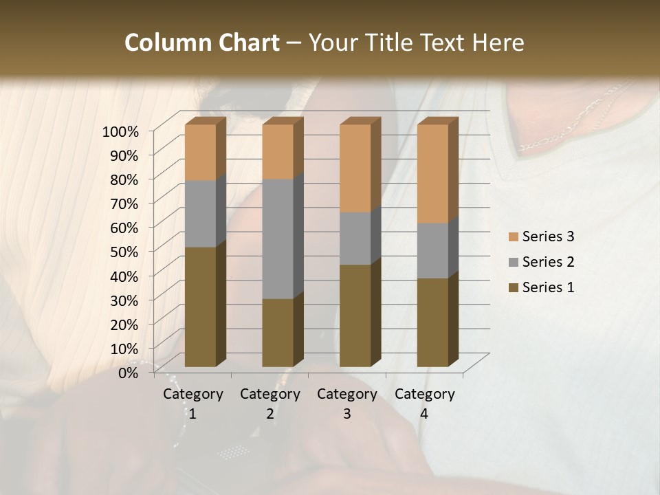 Father And Daughter On Computer PowerPoint Template