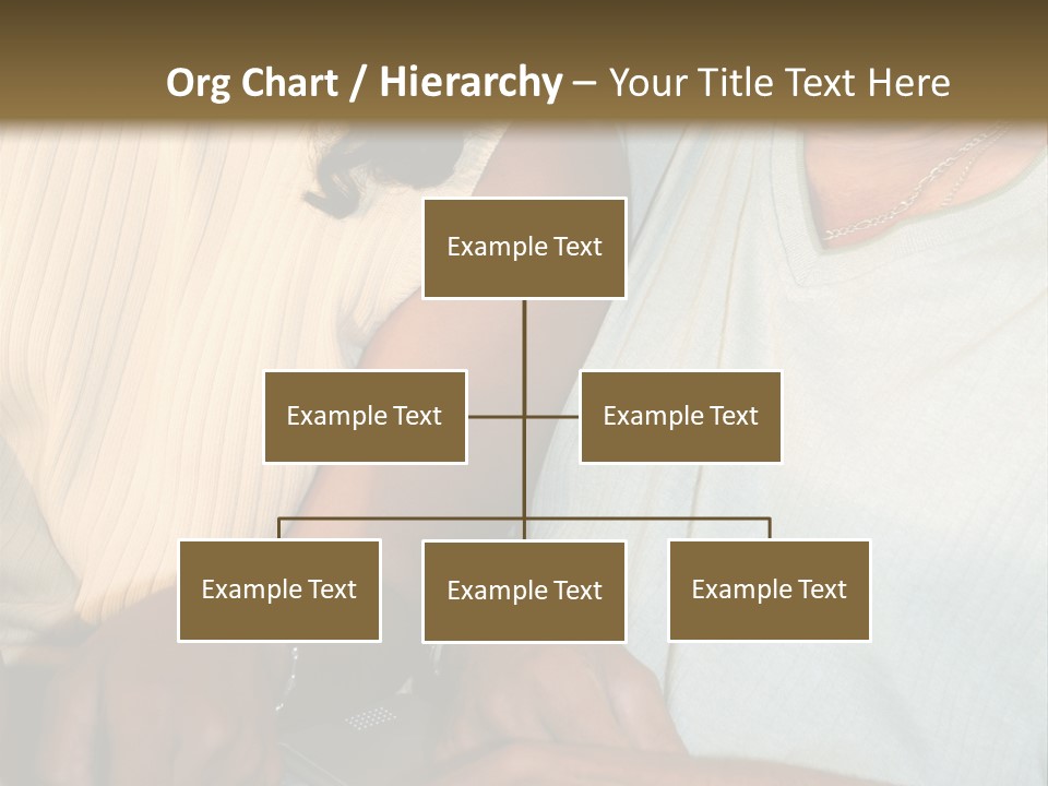 Father And Daughter On Computer PowerPoint Template