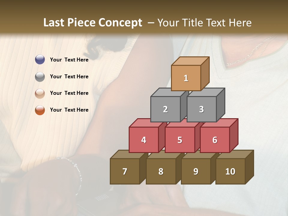 Father And Daughter On Computer PowerPoint Template