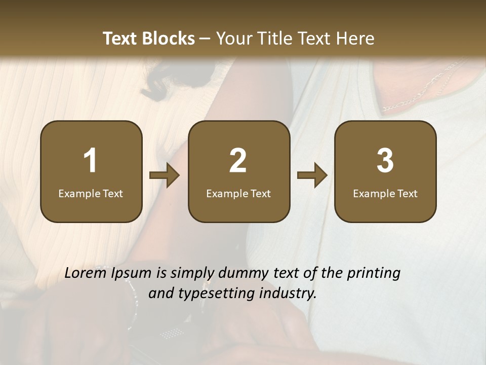 Father And Daughter On Computer PowerPoint Template