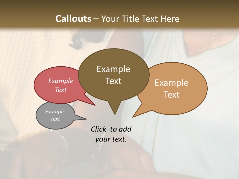 Father And Daughter On Computer PowerPoint Template