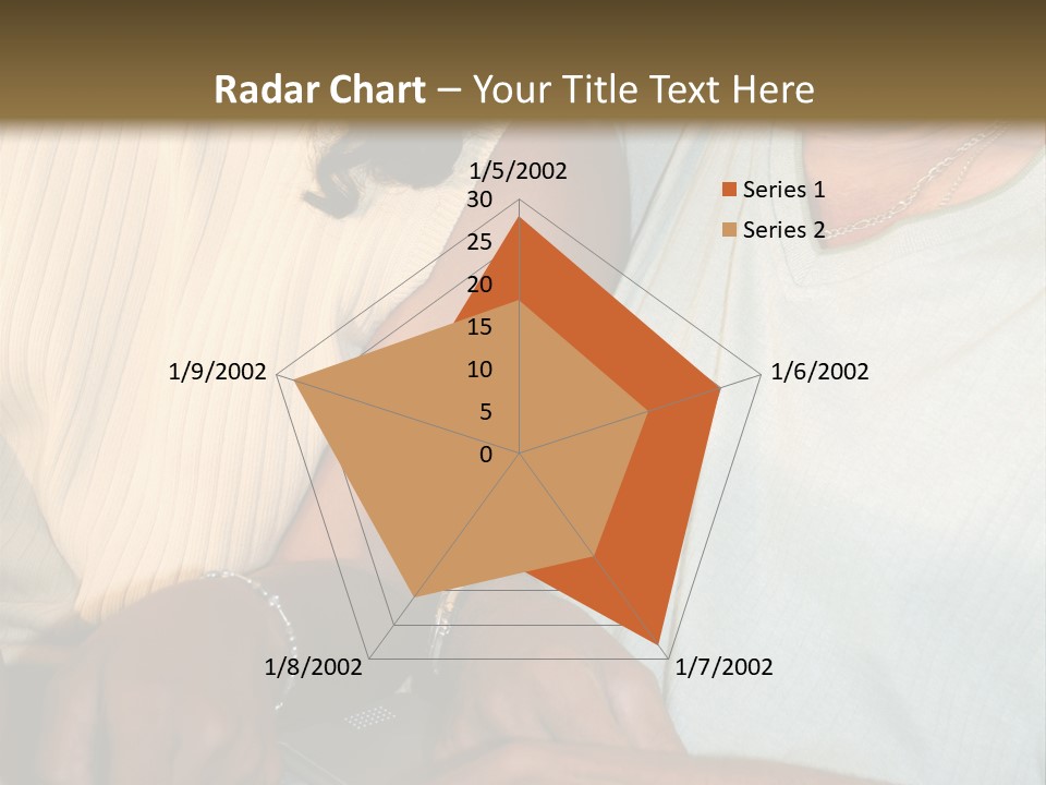 Father And Daughter On Computer PowerPoint Template