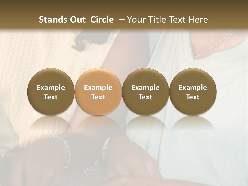 Father And Daughter On Computer PowerPoint Template