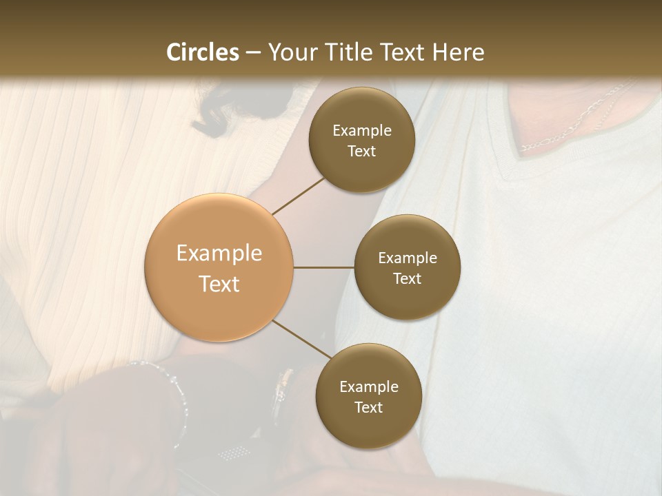 Father And Daughter On Computer PowerPoint Template