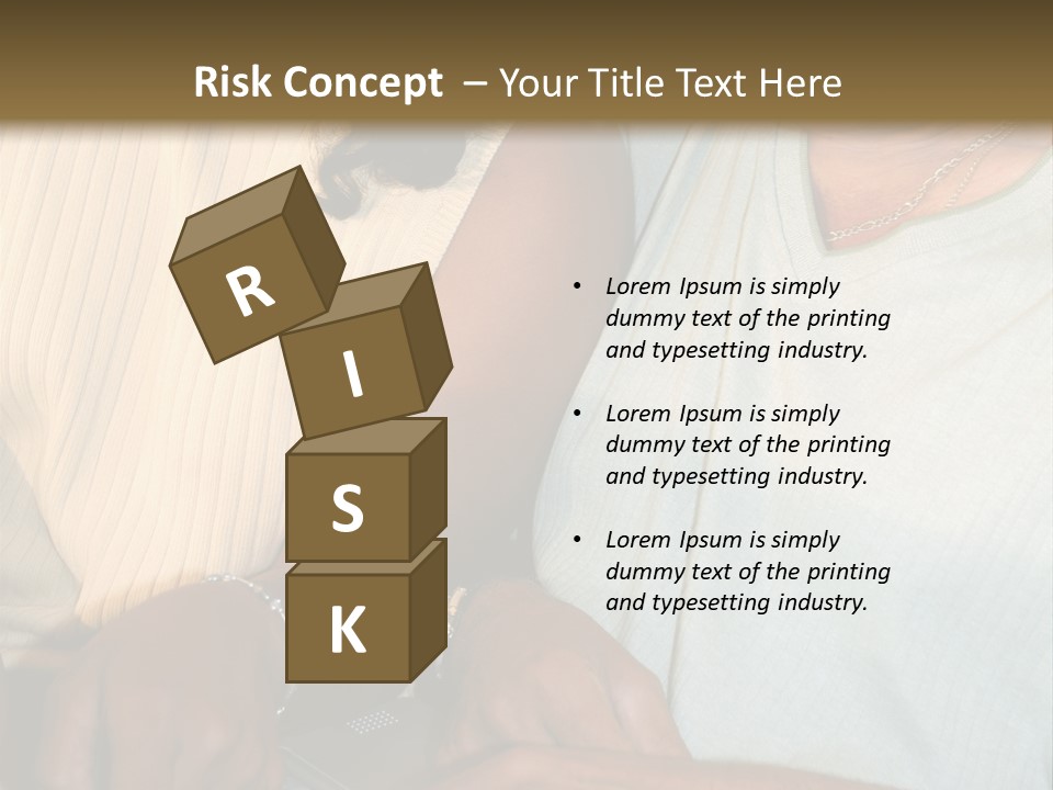 Father And Daughter On Computer PowerPoint Template