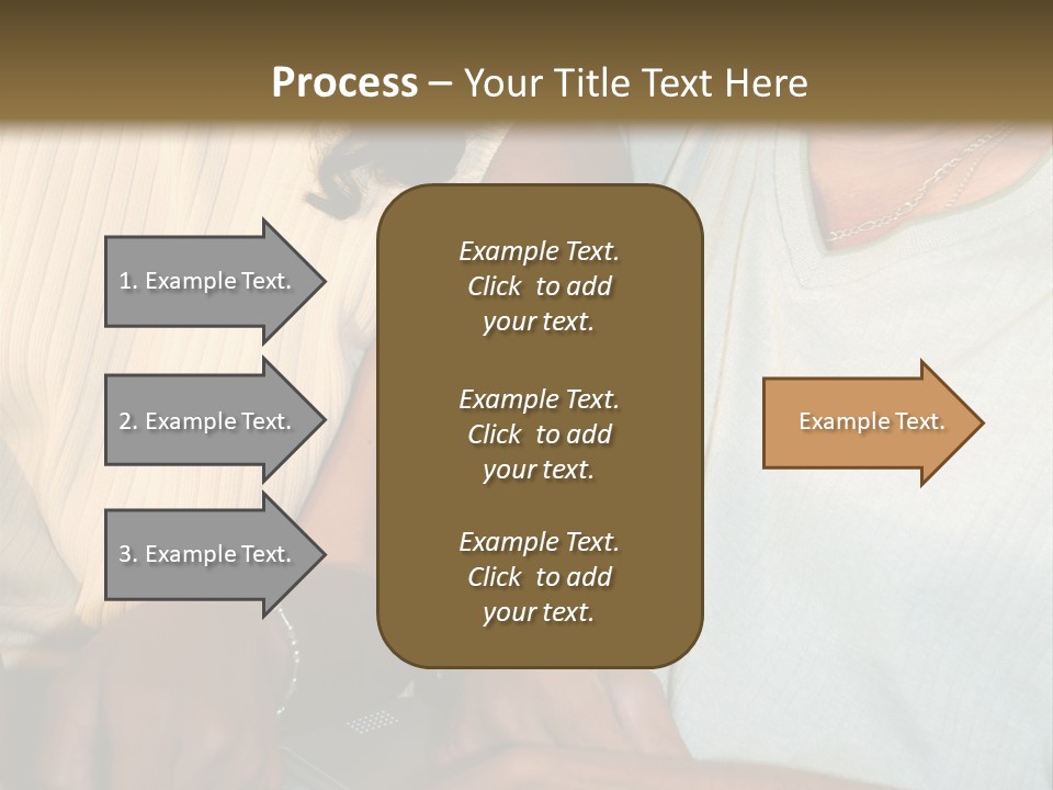 Father And Daughter On Computer PowerPoint Template