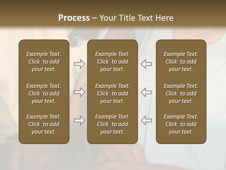 Father And Daughter On Computer PowerPoint Template