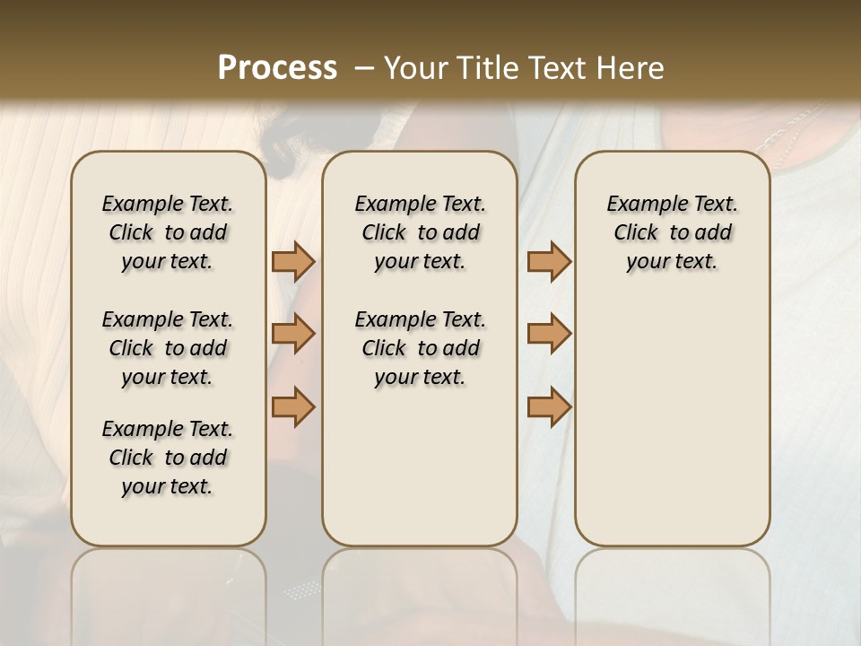 Father And Daughter On Computer PowerPoint Template