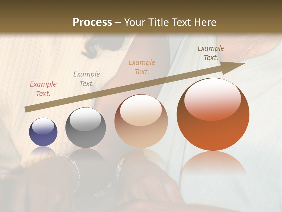 Father And Daughter On Computer PowerPoint Template