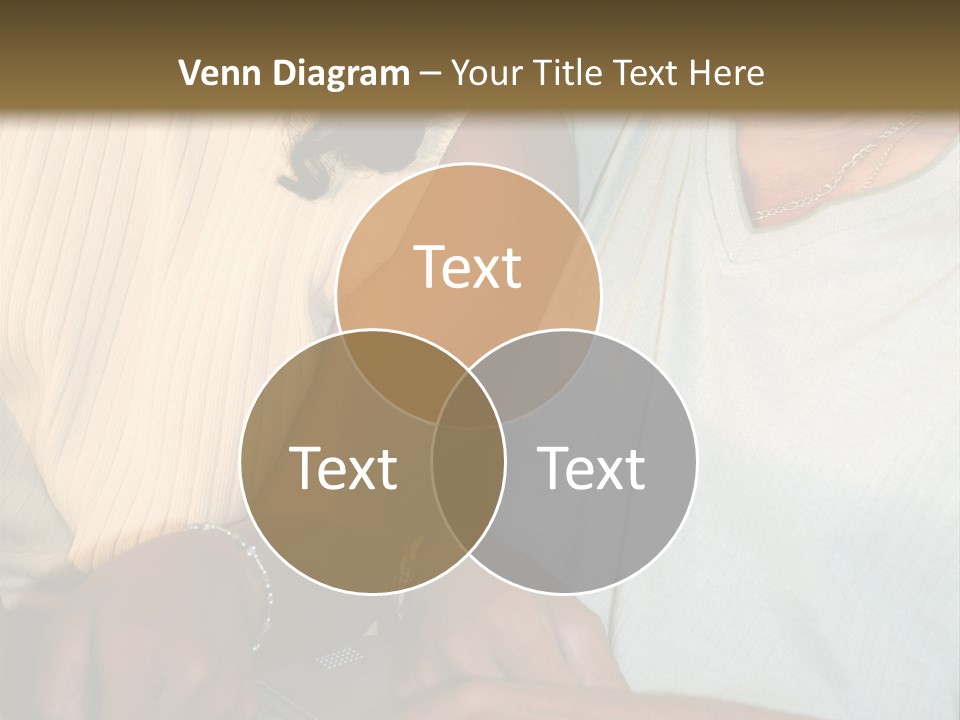 Father And Daughter On Computer PowerPoint Template