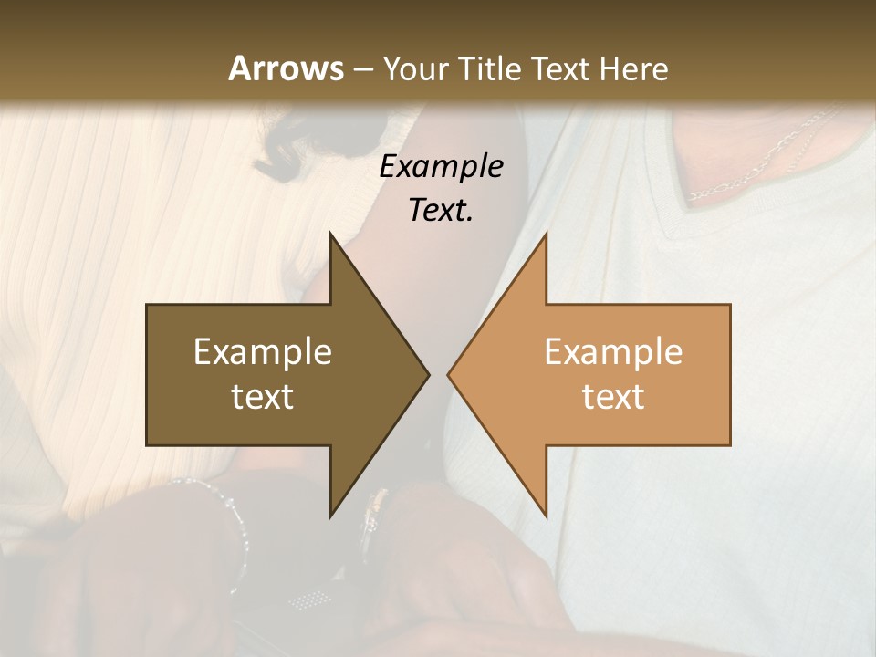 Father And Daughter On Computer PowerPoint Template