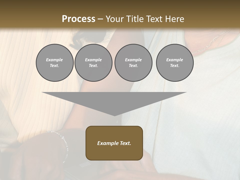 Father And Daughter On Computer PowerPoint Template
