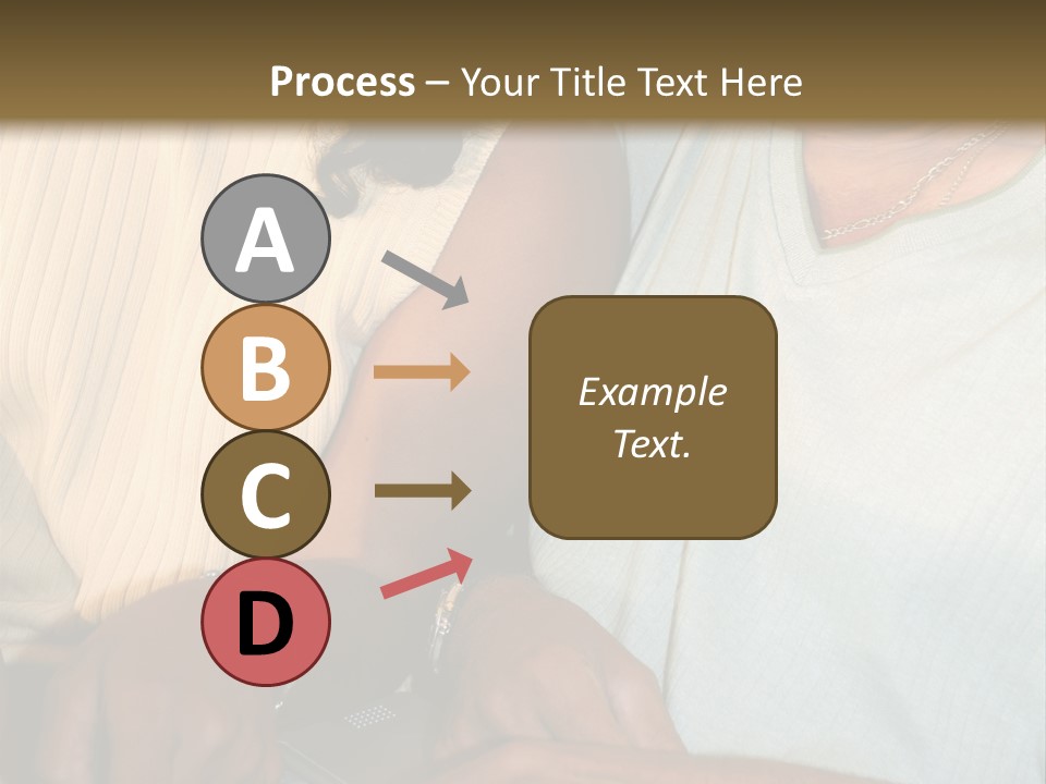 Father And Daughter On Computer PowerPoint Template