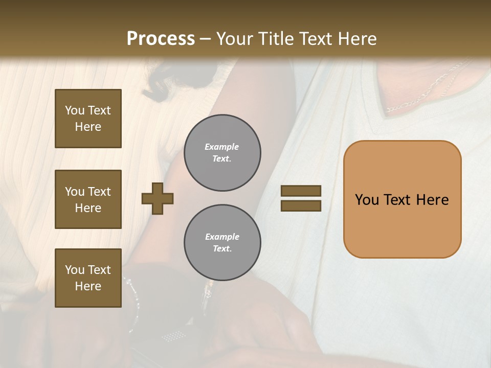 Father And Daughter On Computer PowerPoint Template