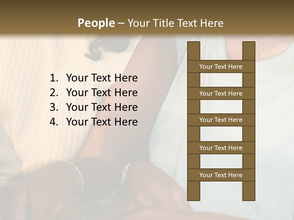 Father And Daughter On Computer PowerPoint Template