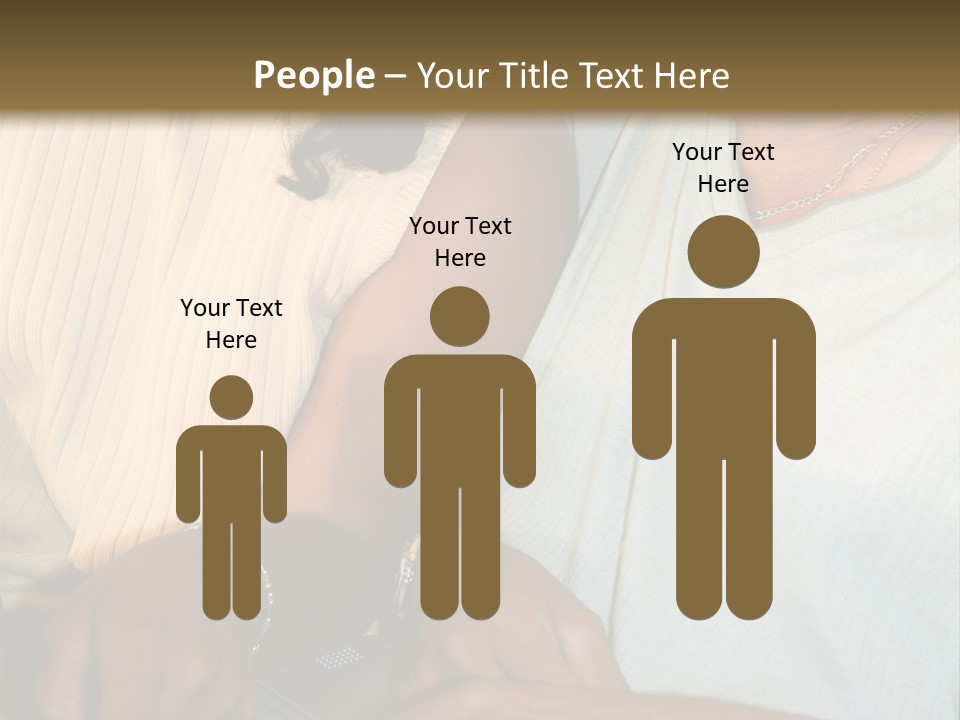 Father And Daughter On Computer PowerPoint Template