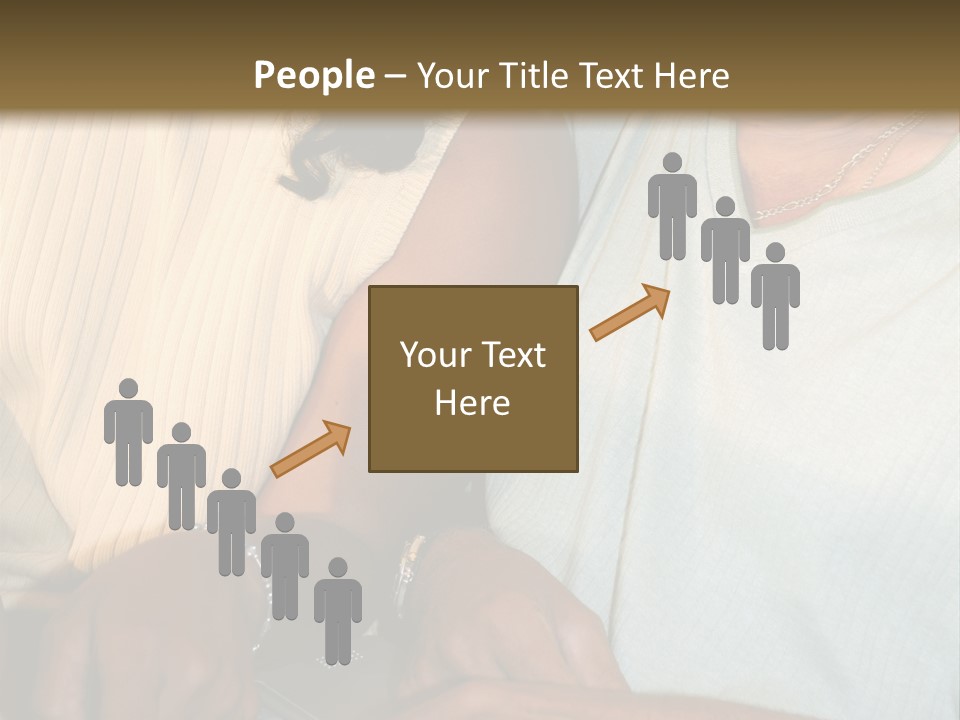 Father And Daughter On Computer PowerPoint Template