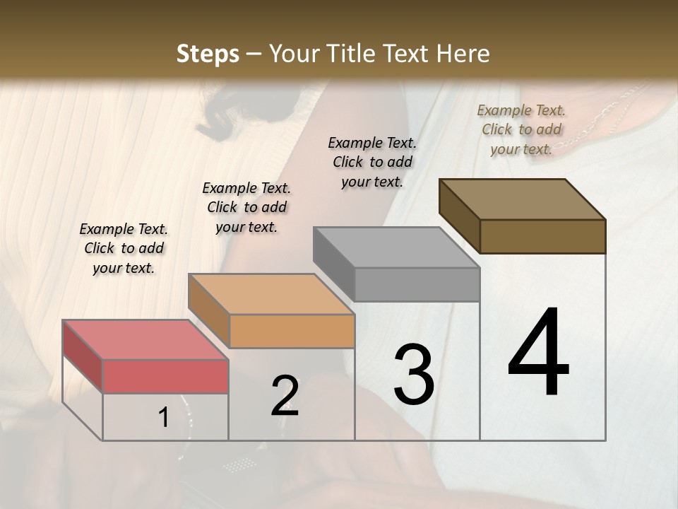 Father And Daughter On Computer PowerPoint Template