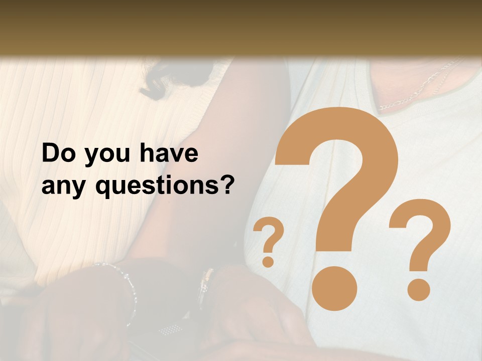 Father And Daughter On Computer PowerPoint Template