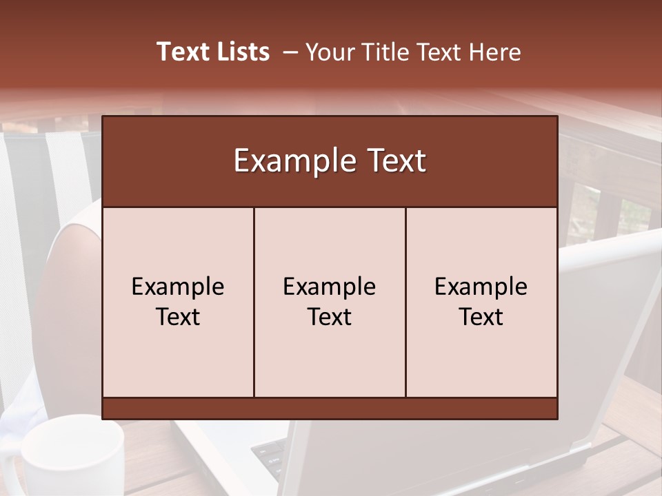 A Mother With Her Children Use The Computer PowerPoint Template