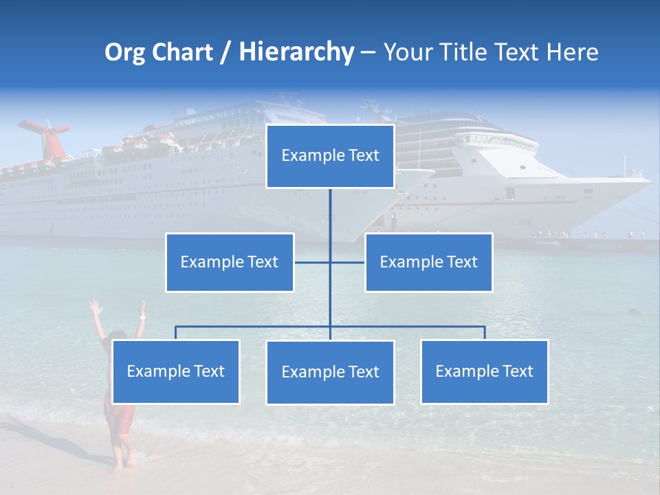 Crystal Clear Beach With Nice Blue Water PowerPoint Template