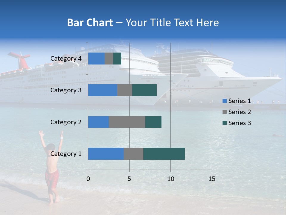 Crystal Clear Beach With Nice Blue Water PowerPoint Template