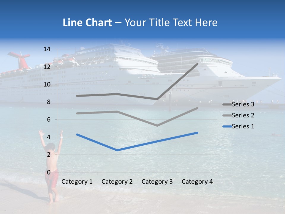 Crystal Clear Beach With Nice Blue Water PowerPoint Template