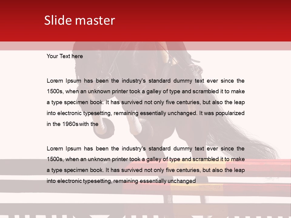 Show Jumping PowerPoint Template