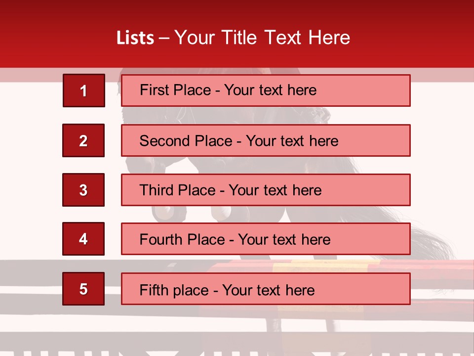 Show Jumping PowerPoint Template