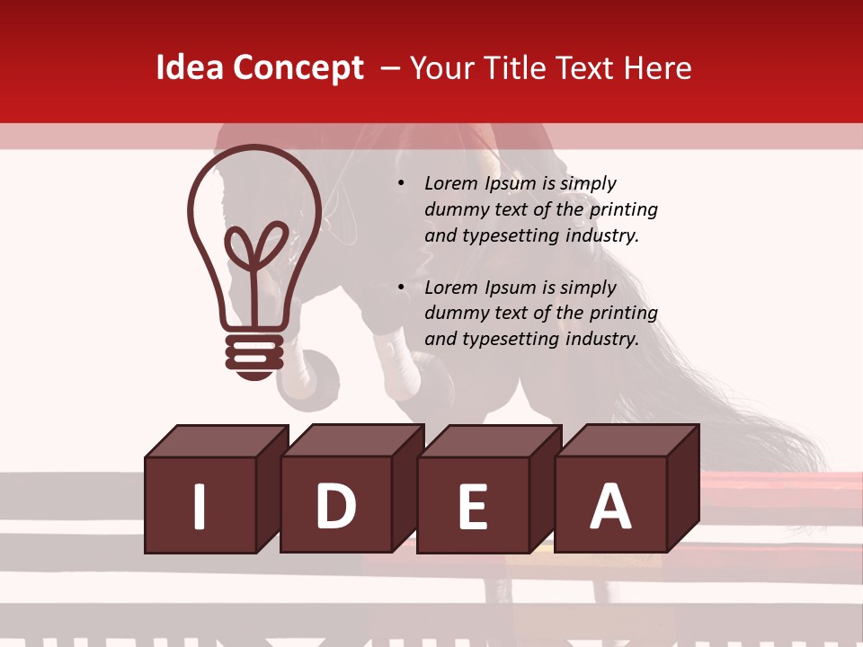 Show Jumping PowerPoint Template