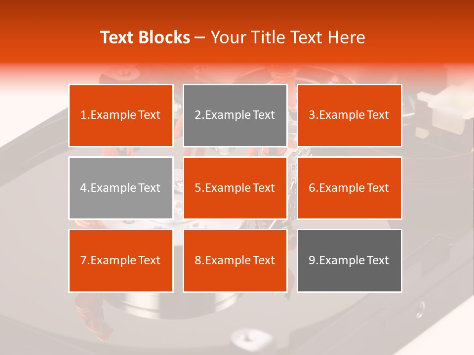 Miniature Technicians Closely Inspecting A Hard Drive For Viruses, Spyware And Trojans. Computer Technician Concept. PowerPoint Template