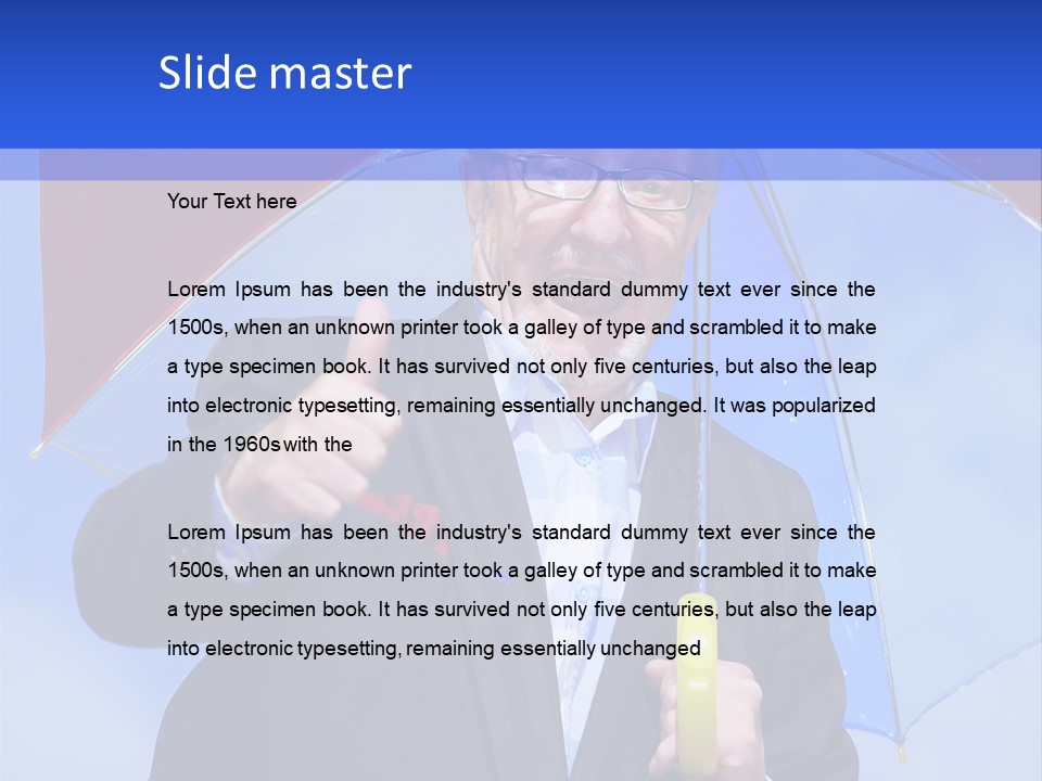 Old Man PowerPoint Template