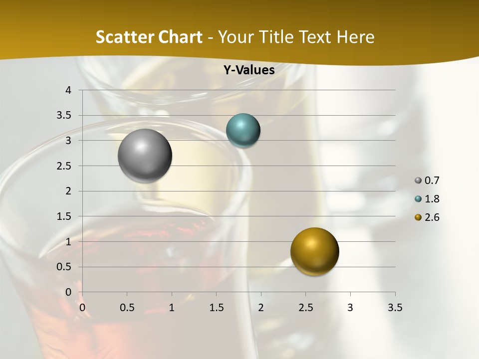Row Of Colorful Shots PowerPoint Template