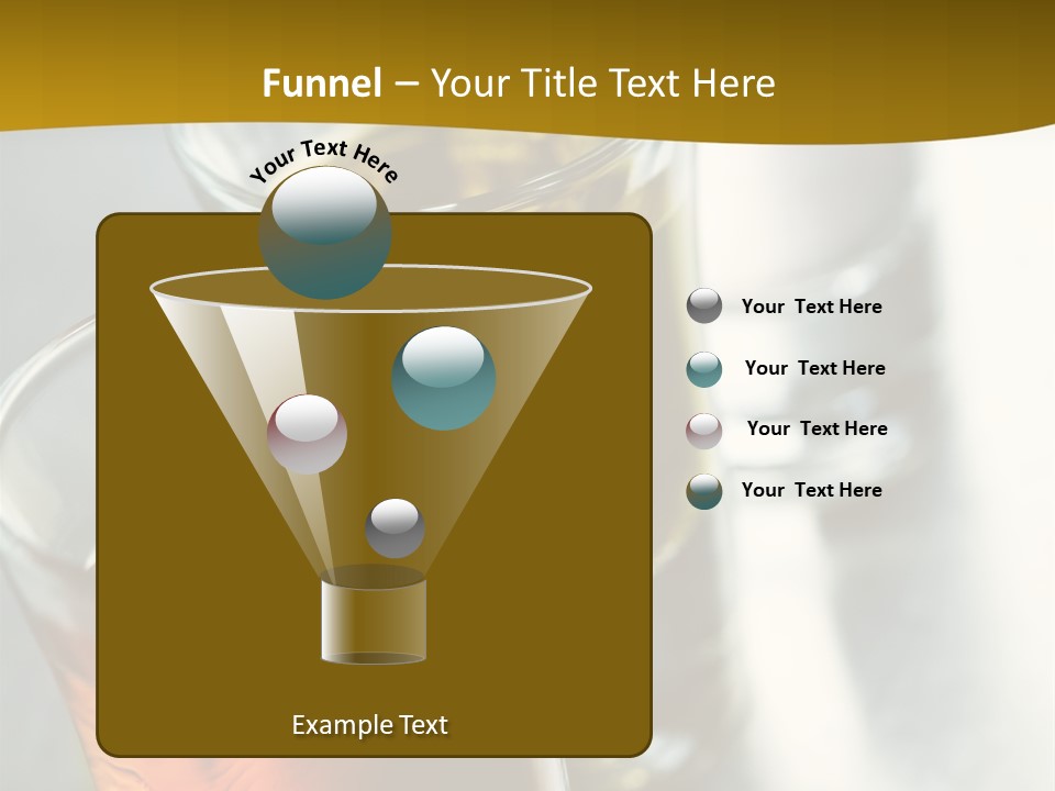Row Of Colorful Shots PowerPoint Template