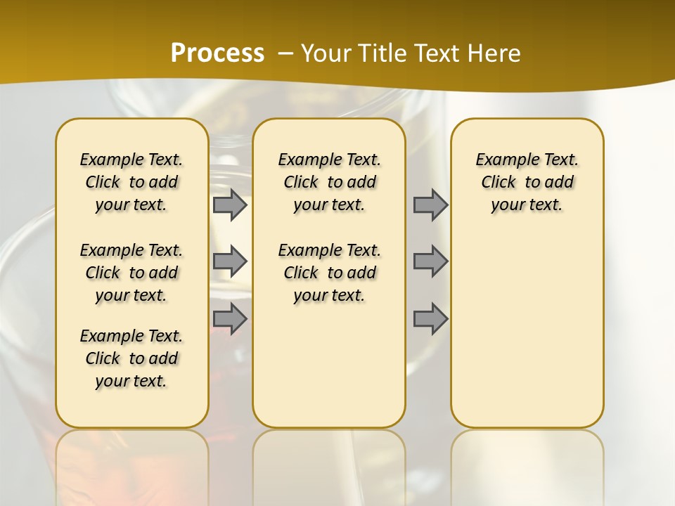 Row Of Colorful Shots PowerPoint Template