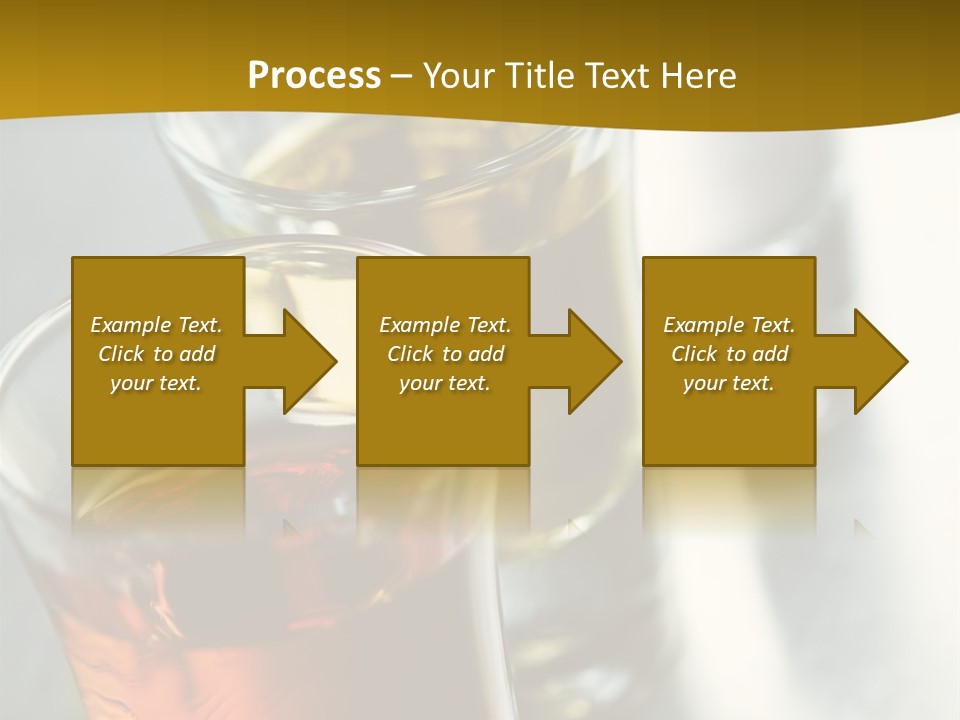 Row Of Colorful Shots PowerPoint Template