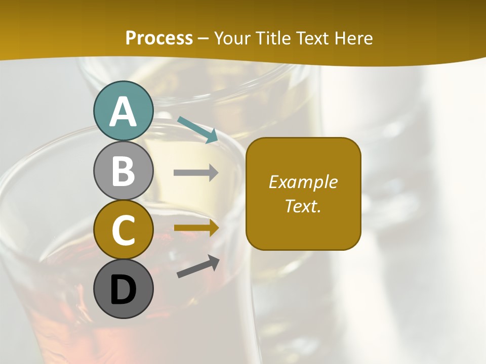 Row Of Colorful Shots PowerPoint Template