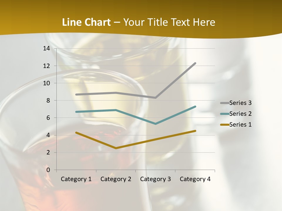Row Of Colorful Shots PowerPoint Template