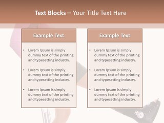 Woman With An Ortho Boot PowerPoint Template